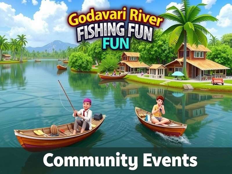 Godavari River Fishing Fun Game Screenshot